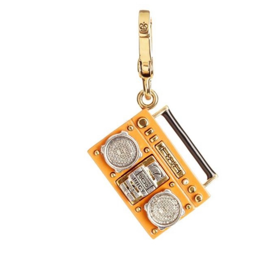 Juicy couture charm Radio color orange